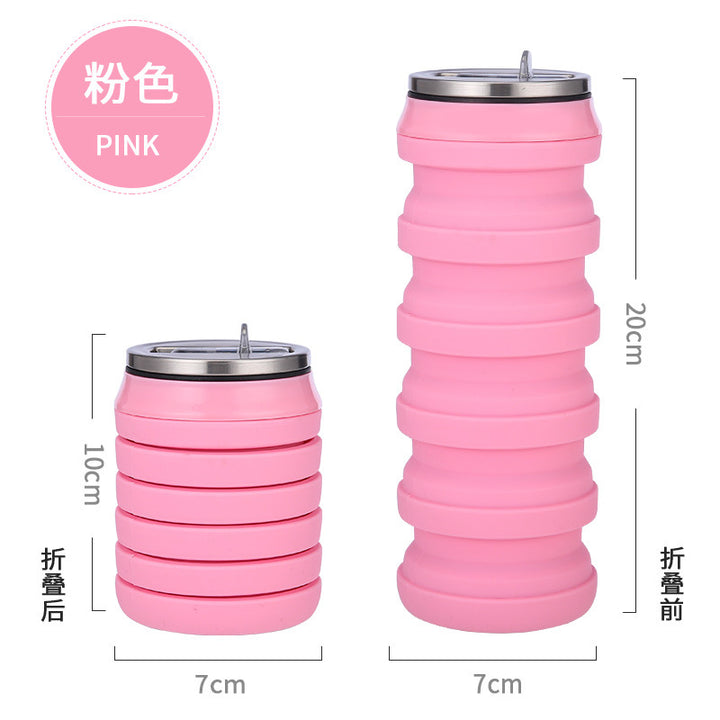 Women Multifunctional Silicone Water Bottle Bowlift