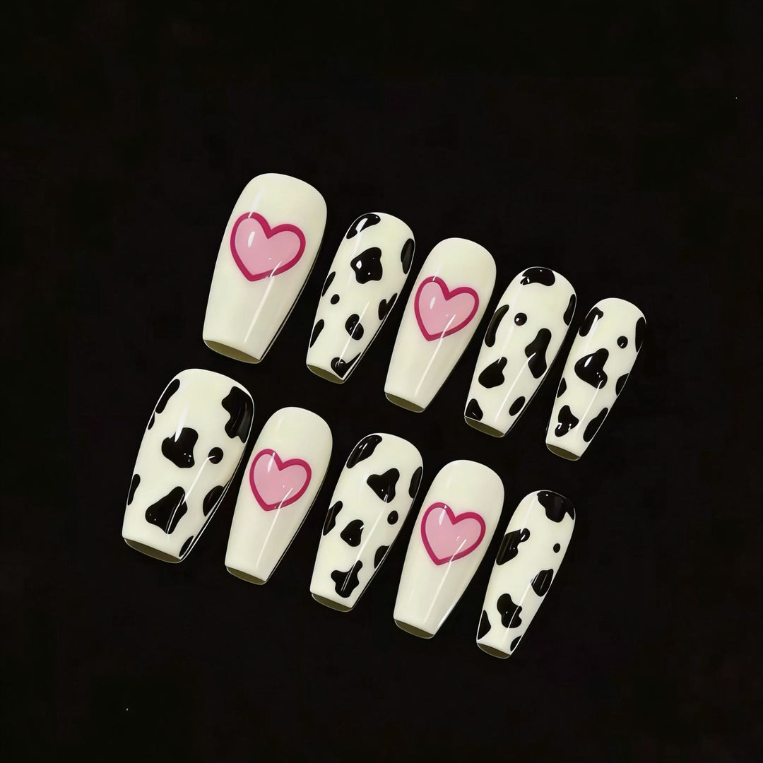 Whimsical Bear-Themed Press-On Nail Art Kit Bowlift