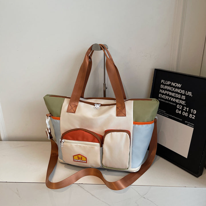 Multifunctional Shoulder Bag With Versatile Storage Compartment Bowlift