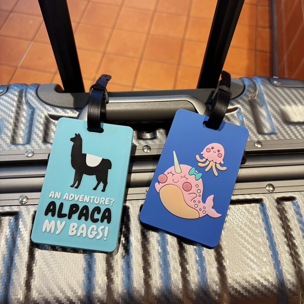 Adventure-Themed Luggage Identifier Bowlift