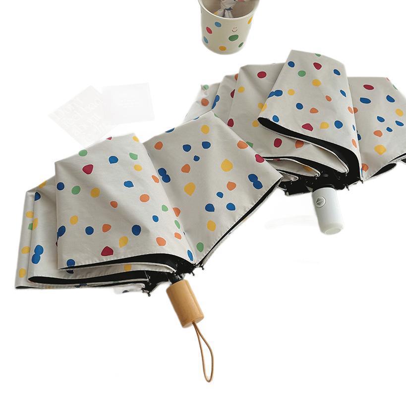 Women Multi-Purpose Foldable Shoulder Bag with Colorful Polka Dot Pattern Bowlift