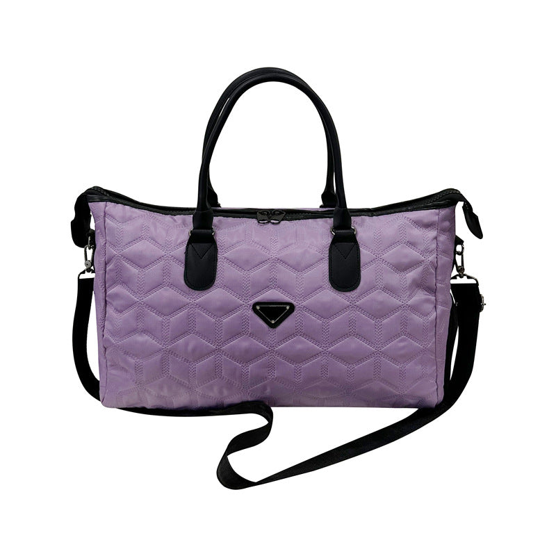Stylish Quilted Travel Duffle Bag