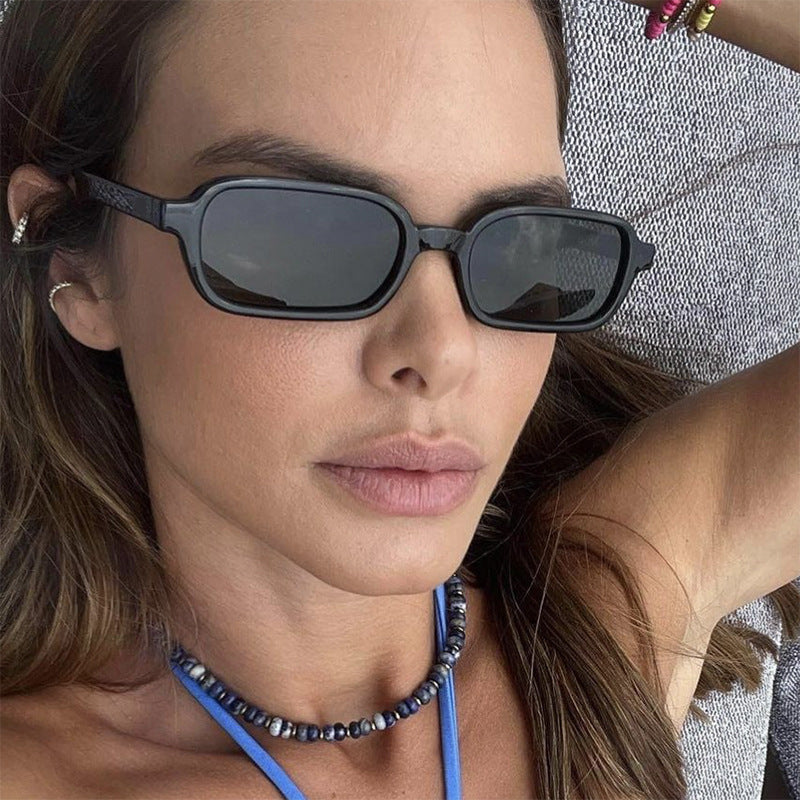 Ladies square sunglasses with unique, extravagant design and UV protection Bowlift