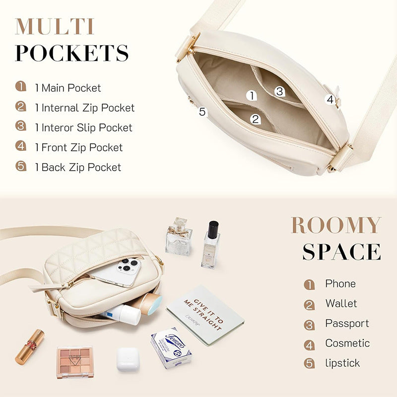 Fashionable Shoulder Bag with textured design Bowlift