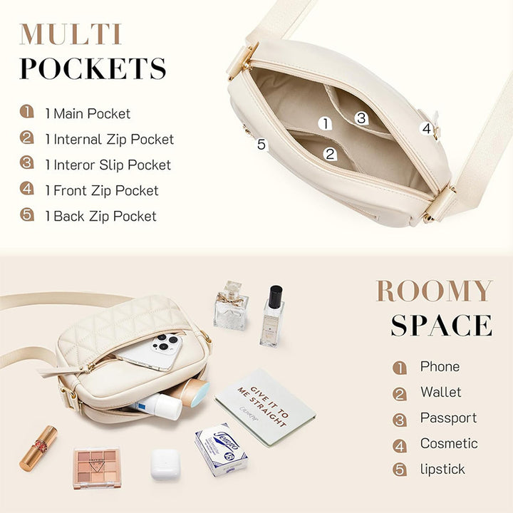 Fashionable Shoulder Bag with textured design Bowlift