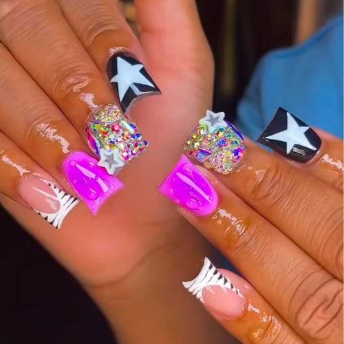 Creative Artful Press-On Nail Set Bowlift
