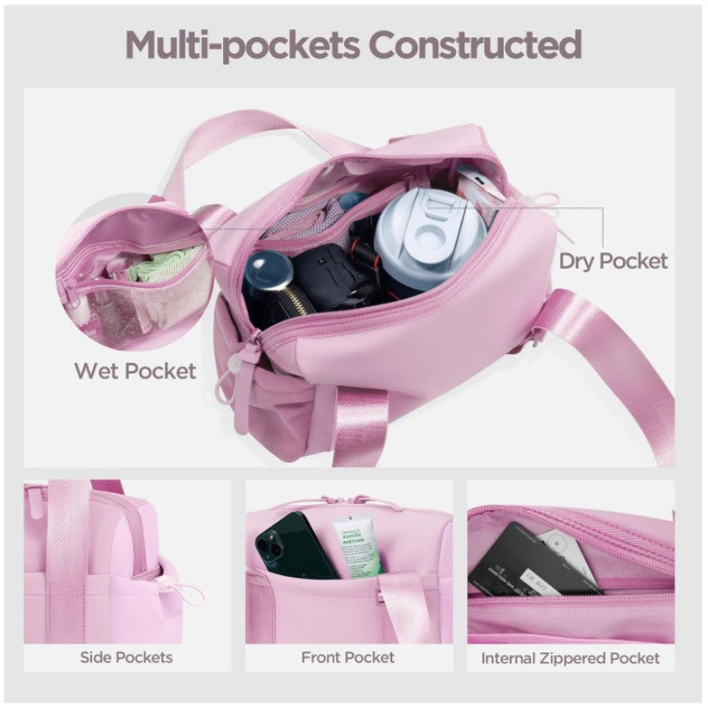 Modular Sports Bag with Detachable Shoulder Straps Bowlift
