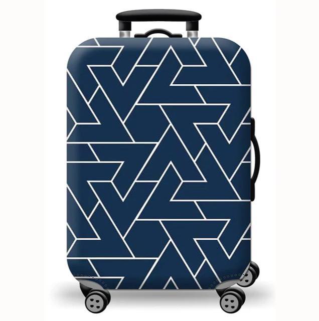 Unisex stretchable suitcase cover with cute alpaca design, elastic protective cover for hard-shell and fabric suitcases Bowlift
