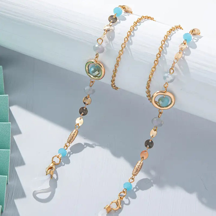 Artisan Gemstone Eyewear Chain Bowlift