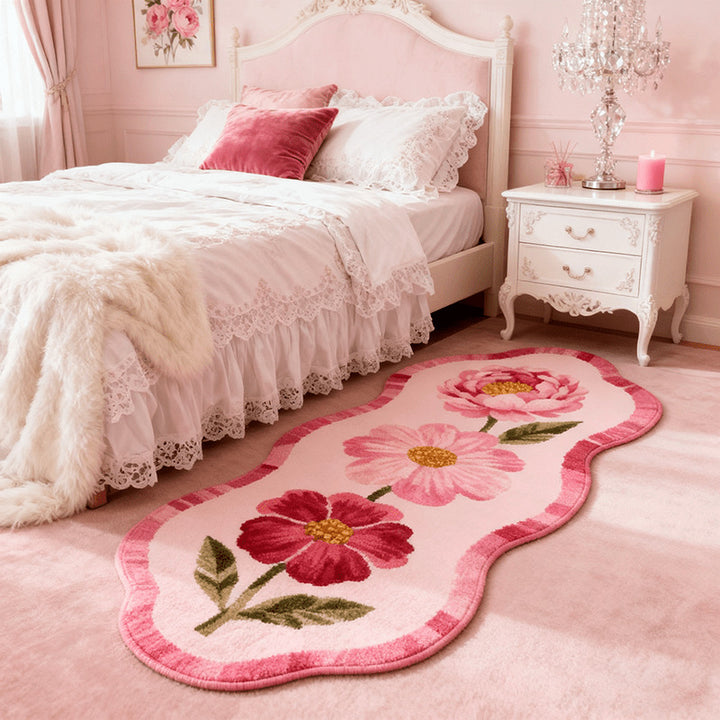 Floral Design Runner Rug