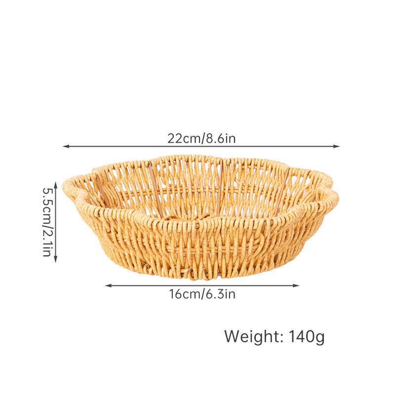 Decorative Centerpiece Woven Basket Bowlift