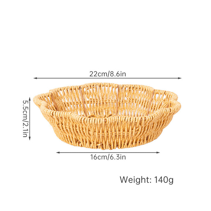 Decorative Centerpiece Woven Basket Bowlift