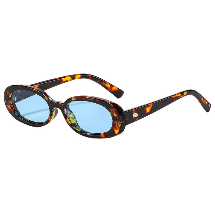 Stylish Oval Frame Sunglasses Bowlift