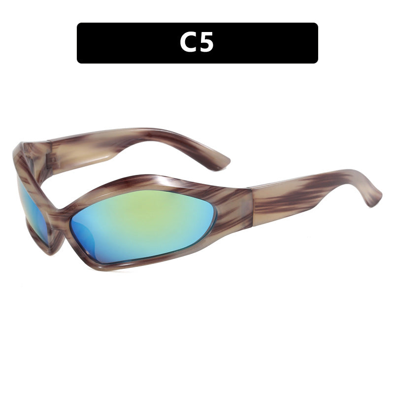 Women's sports sunglasses with ergonomic design and protective UV filter Bowlift