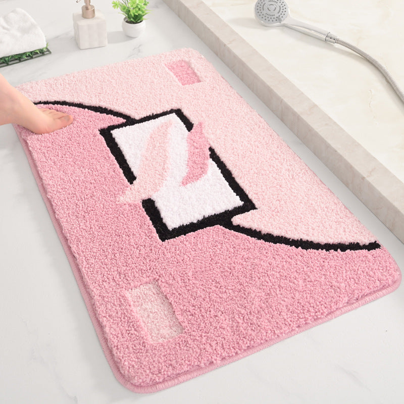 Abstract Pattern Bath Rug