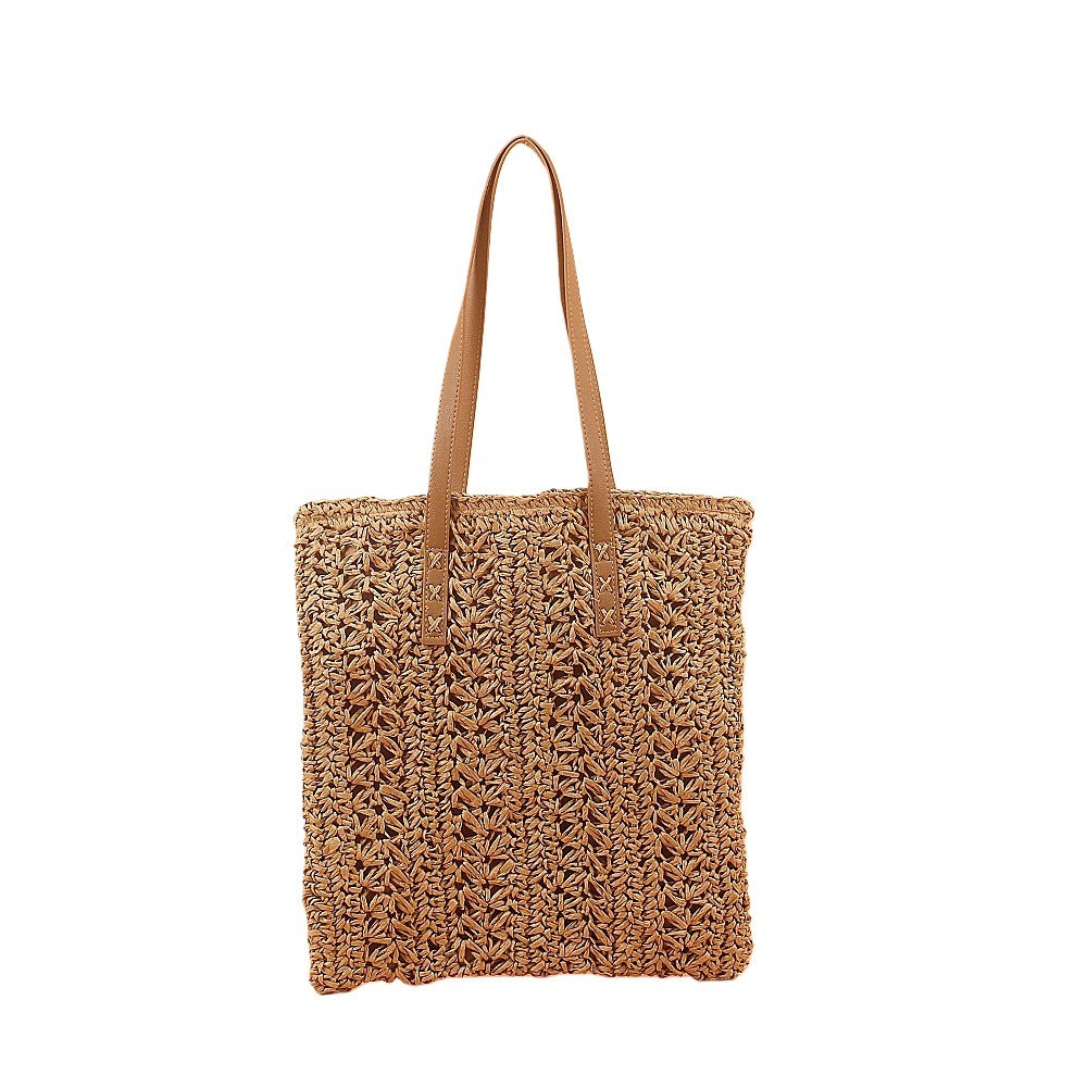 Beach bag with soft fabric and elegant leather accents Bowlift