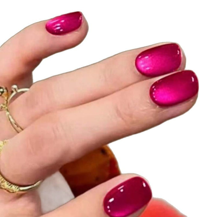 Glittering Press-On Nail Set Bowlift