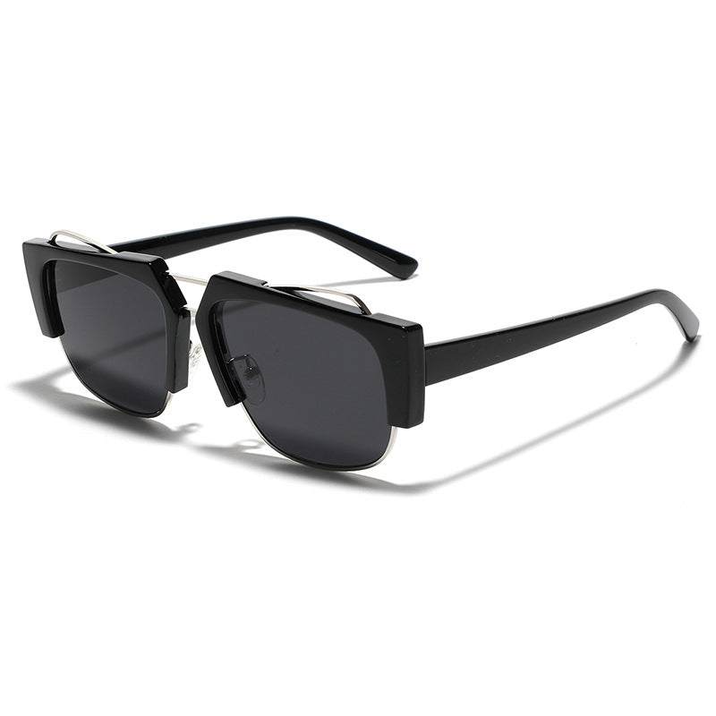 Ladies trendy square sunglasses with contrasting frame Bowlift