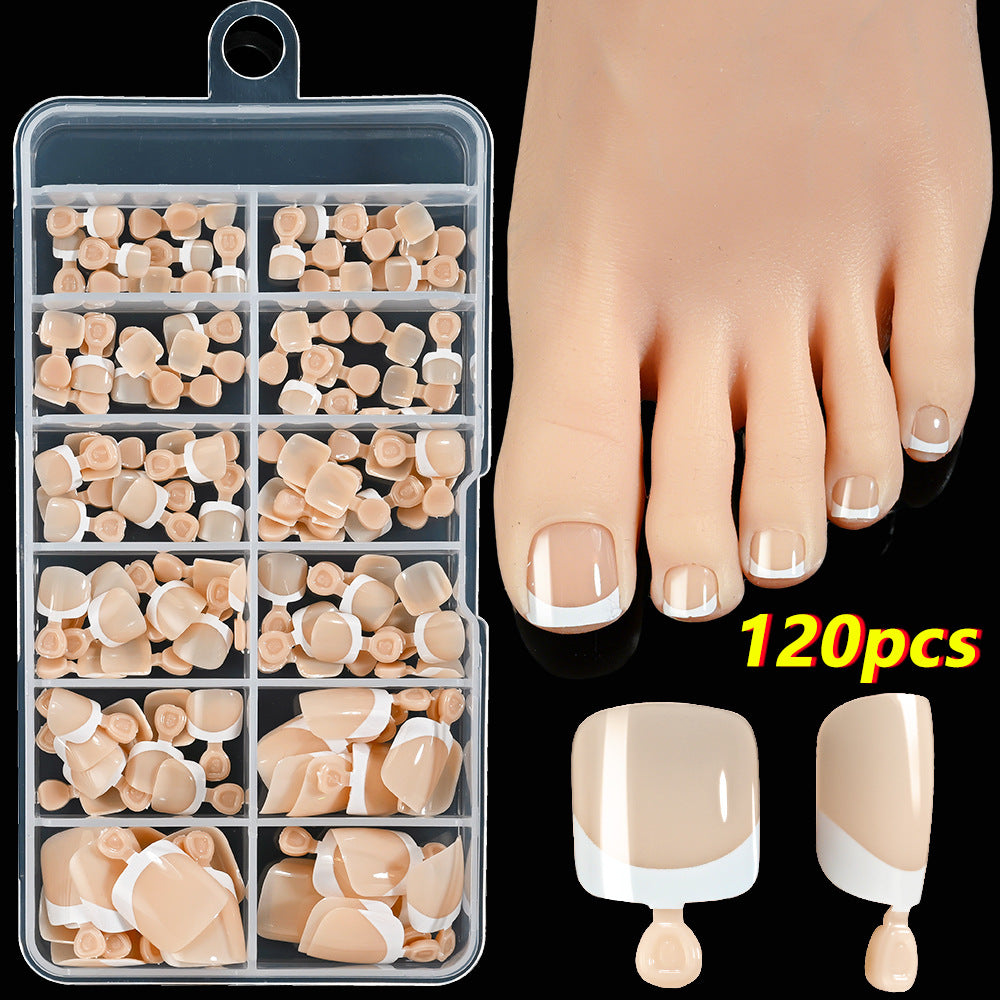 Premium French Tip Toenail Art Set Bowlift