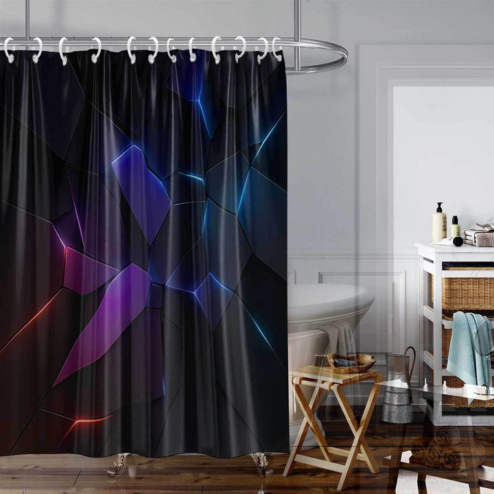 Coastal-Inspired Artistic Shower Curtain Bowlift
