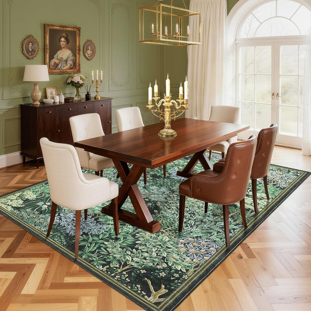 Elegant Floral Design Carpet