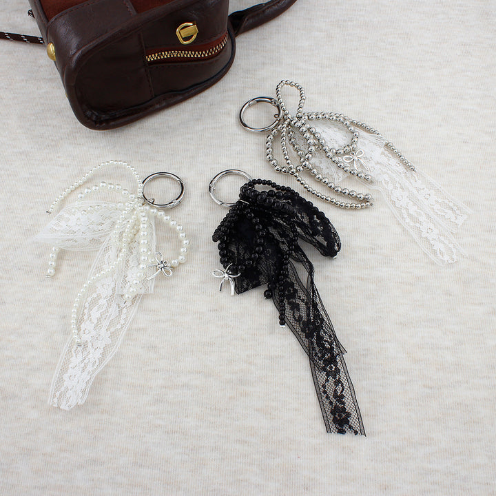 Lace and Bead Keychain Bowlift