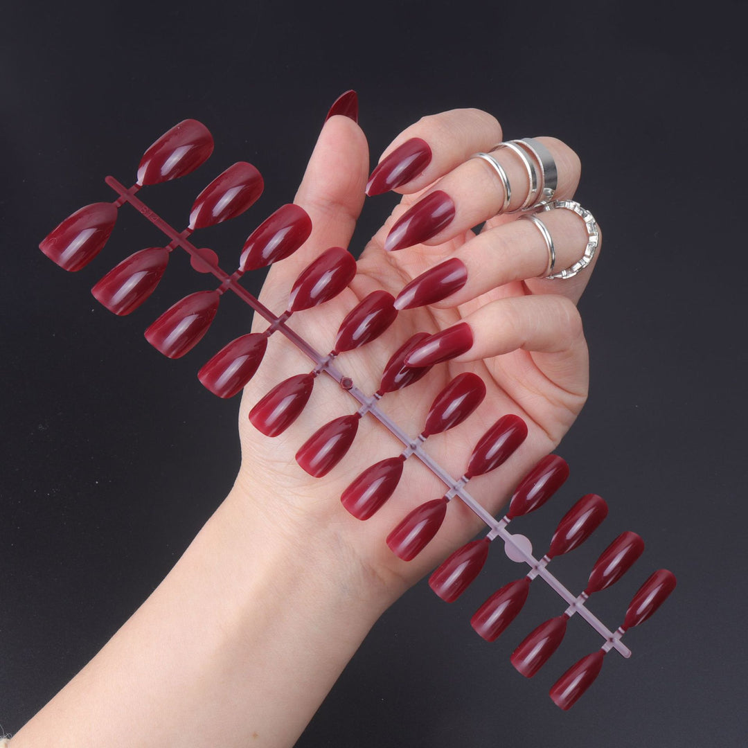 Premium Glossy Press-On Nail Tips Bowlift