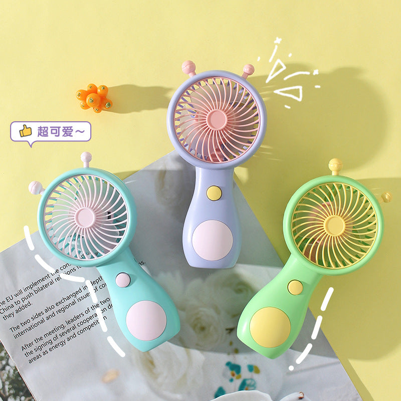 Unisex Portable Hand Fan with Flexible Handle and Stylish Design Bowlift