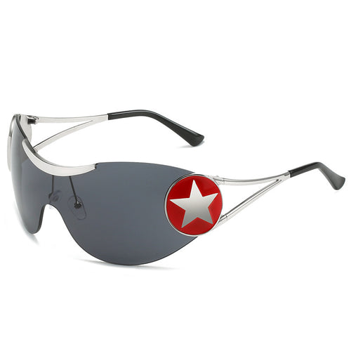 Futuristic Visor Shield Sunglasses Bowlift