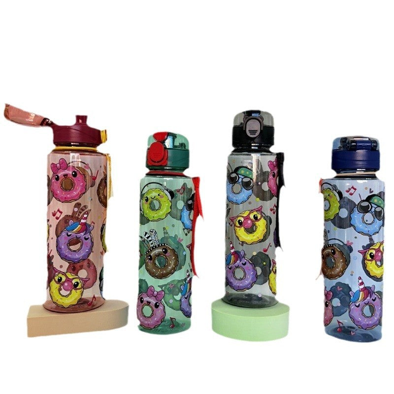 Ladies funny drinking bottle with motif print Bowlift