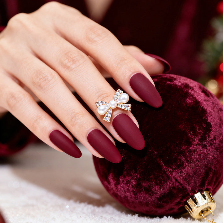 Premium Matte Press-On Nail Collection Bowlift