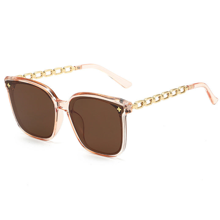Ladies Designer Sunglasses with Elegant Chain Links Bowlift