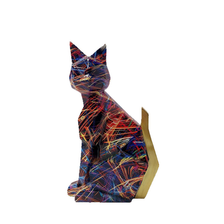 Colorful lion figure made of high-quality resin Bowlift