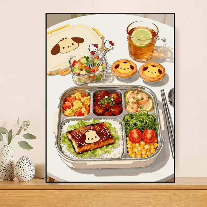 Food-Themed Decorative Canvas Art Bowlift