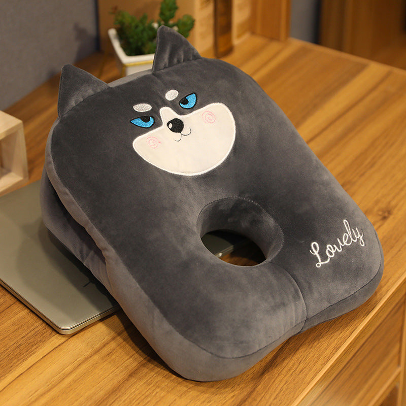 Comfortable seat cushion with ventilation Bowlift