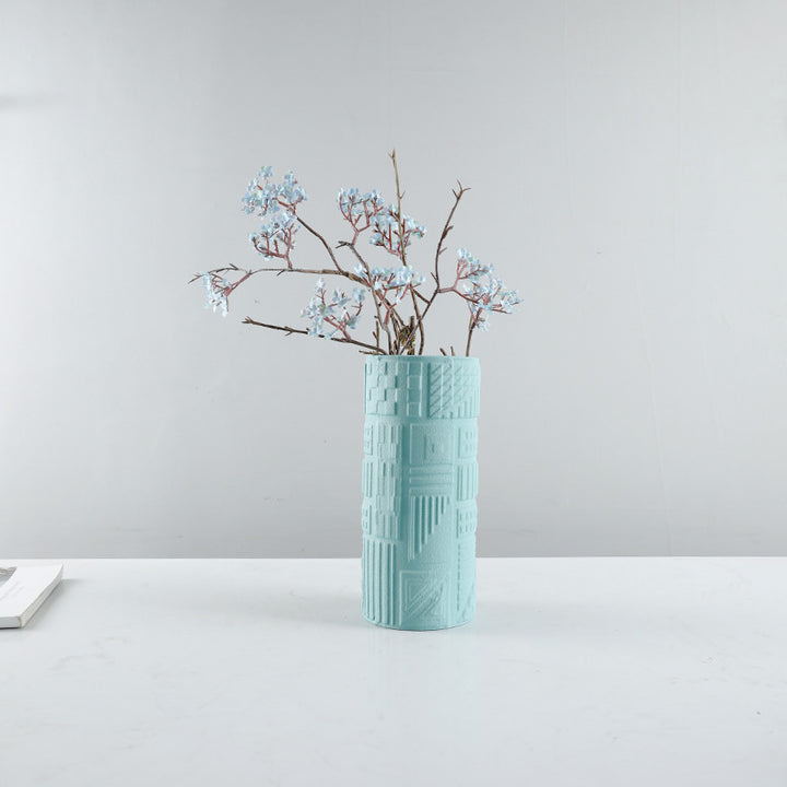 Textured Ceramic Decorative Vase