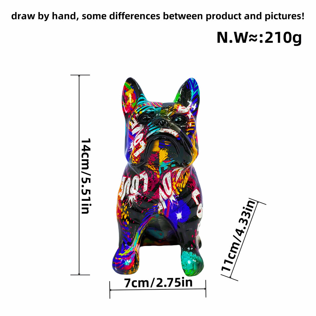 Artistically designed bulldog figure Bowlift