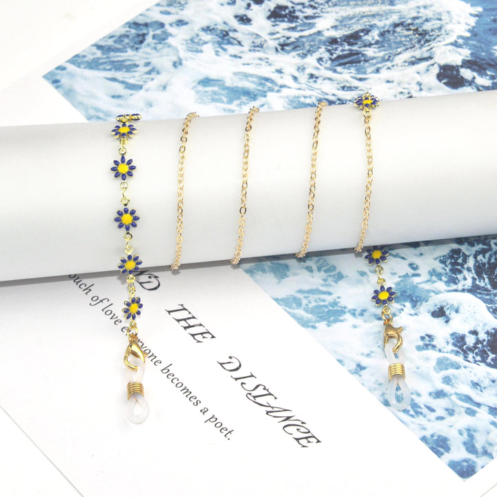 Floral Design Eyewear Chain Bowlift