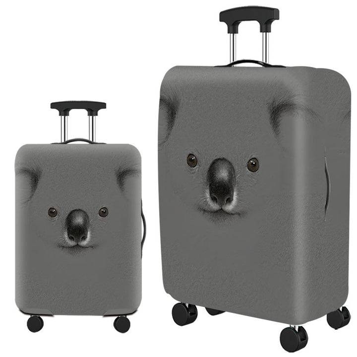 Artistic Cat-Themed Hard Shell Suitcase Bowlift