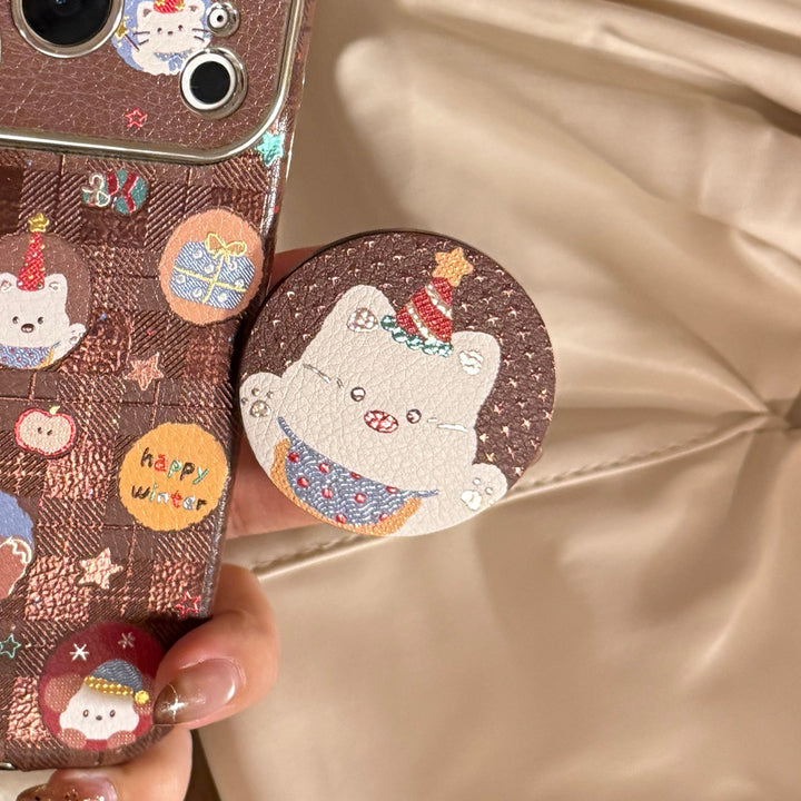 Smartphone Holder in cute cat design Bowlift
