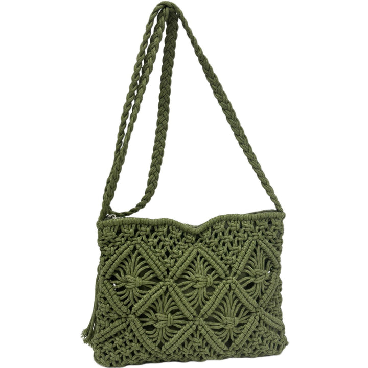 Handmade Macrame Shoulder Bag Bowlift