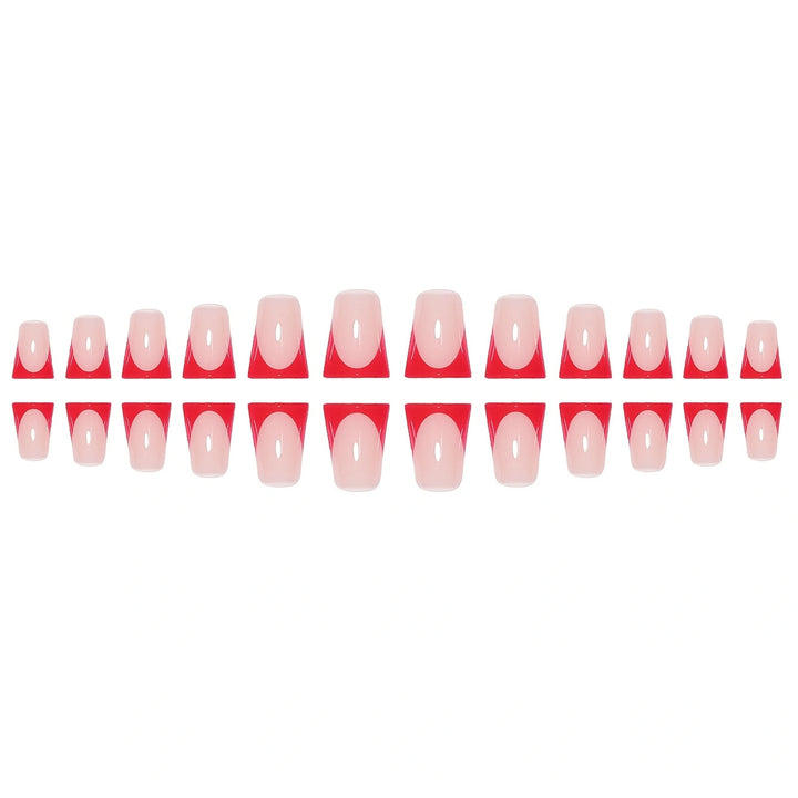 Glossy Square Tip Press-On Nails Bowlift