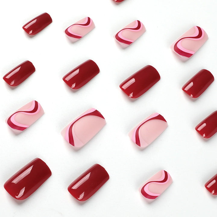 Artistic acrylic nails with elegant color gradients and glitter Bowlift