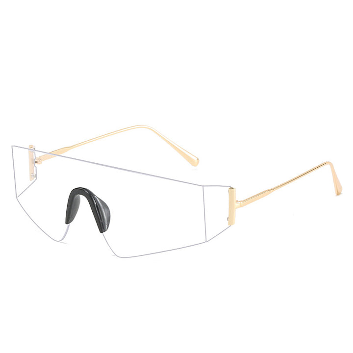 Ladies futuristic oversized sunglasses Bowlift
