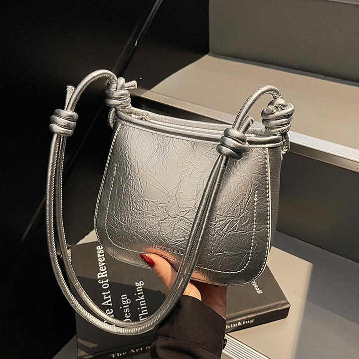 Knotted Handle Top-Handle Handbag Bowlift