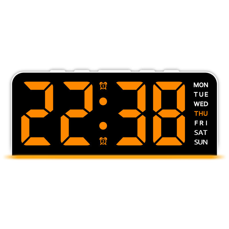 Digital LED alarm clock with color change Bowlift