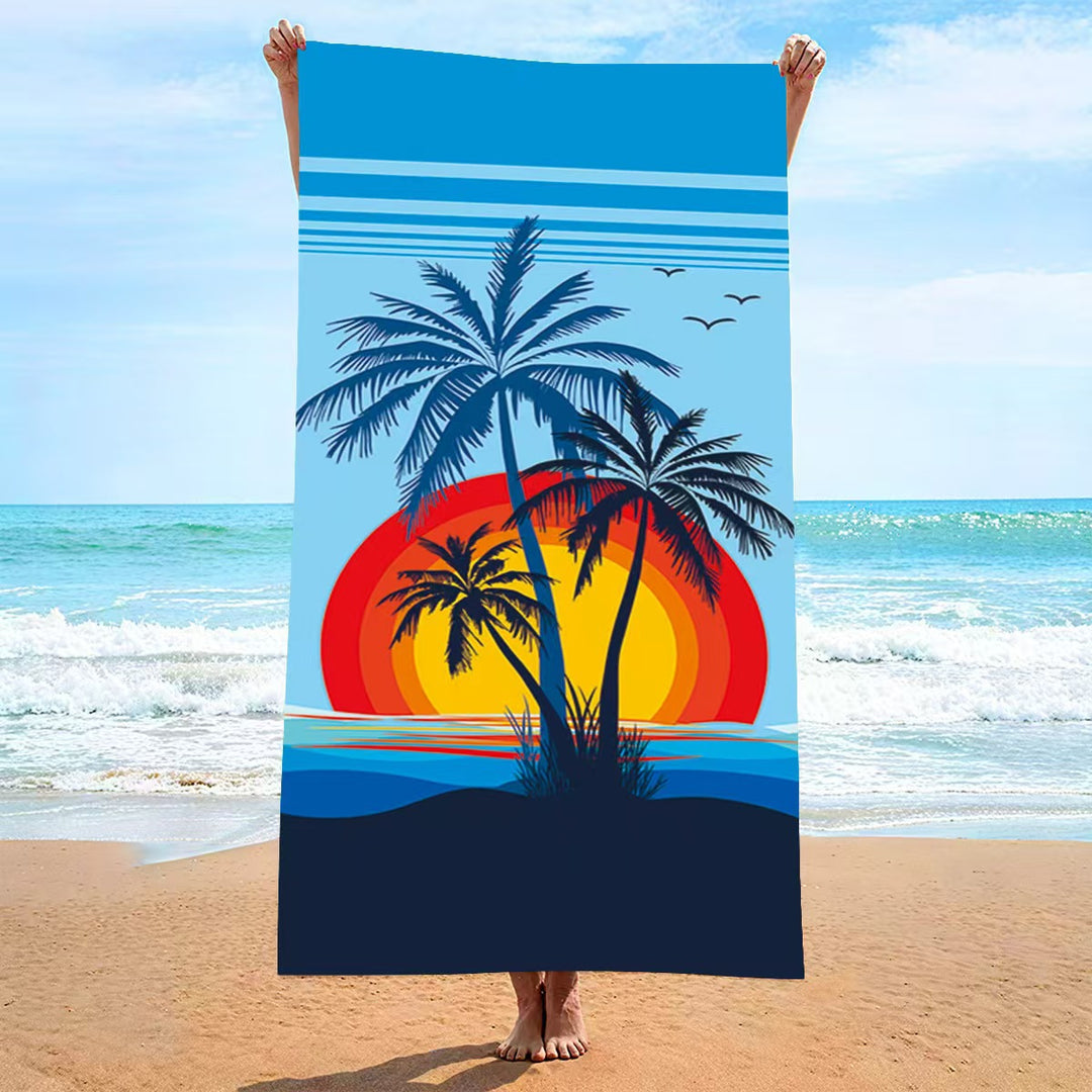 Women's beach towel with creative golf theme Bowlift