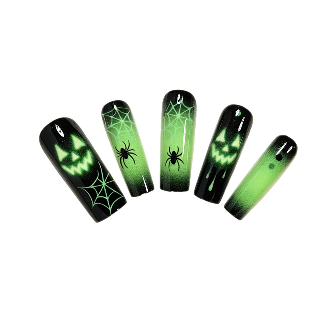 Halloween Themed Glow-in-the-Dark Nail Art Set Bowlift