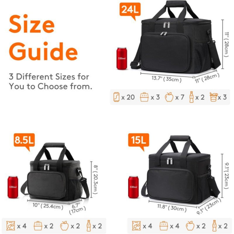 Insulated tote bag with versatile compartments Bowlift