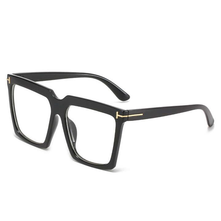 Women oversized square sunglasses with luxurious accents Bowlift